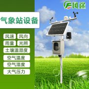 在花椒园中布置农业气象站